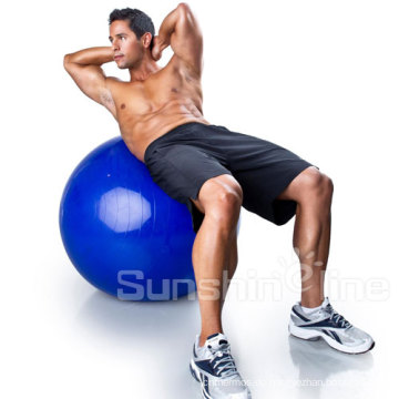 Fit Yoga Anti-Burst Gymnastikball mit Pumpe und Ball-Basis